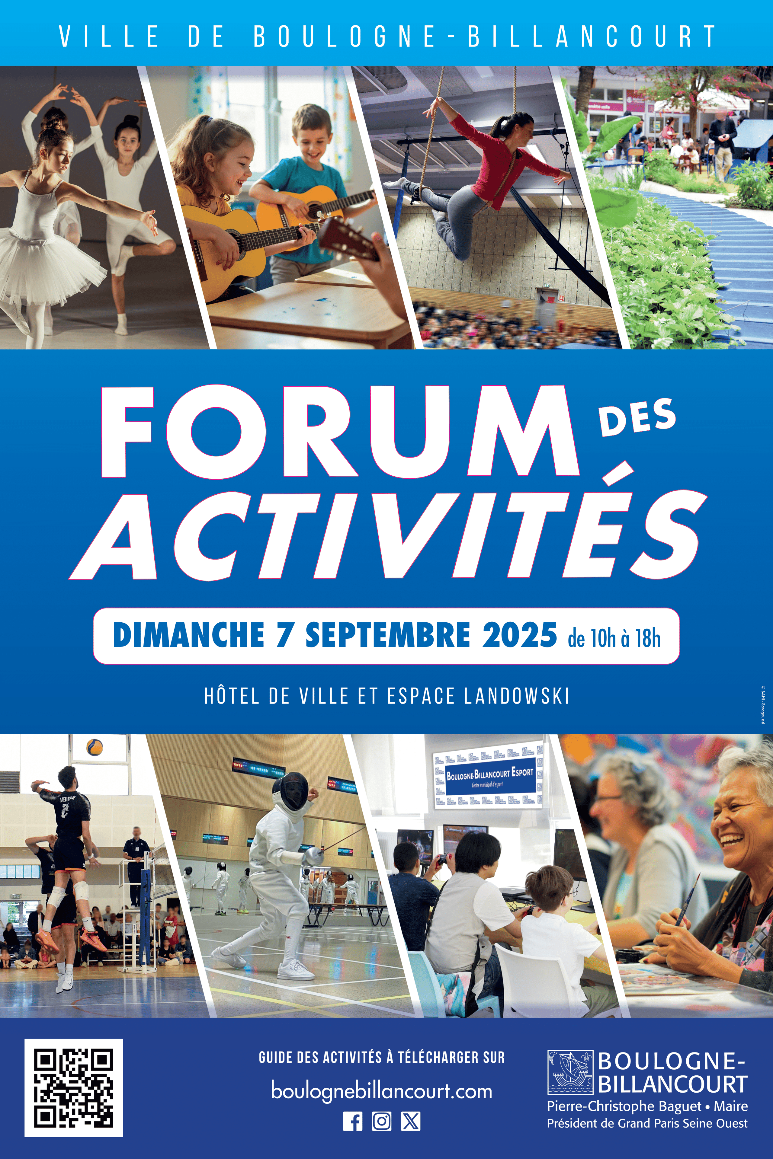 Je participe à Boulogne-Billancourt - Évènements - Forum des activités 2025